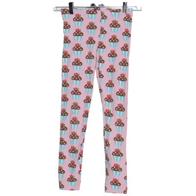 Leggings (Rosa, Flerfärgad) från Maxomorra Bomull, Elastan
