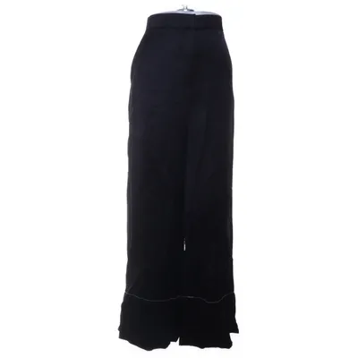 Palazzo broek (Zwart) van H&M Linnen, Polyester, Viscose