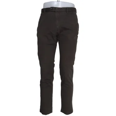 Chinos (Bruin) van TM Lewin Katoen, Elastaan