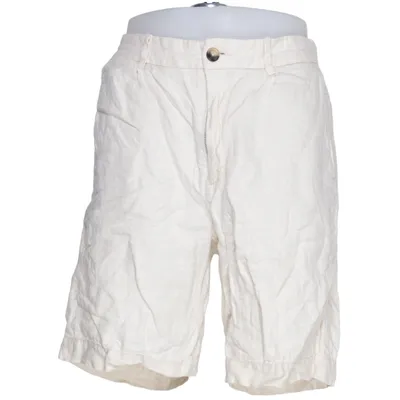 Shorts (Beige) from Mango Cotton, Linen, Polyester