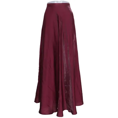 Jupe longue (Violet) de Cappuccini Polyester, Viscose