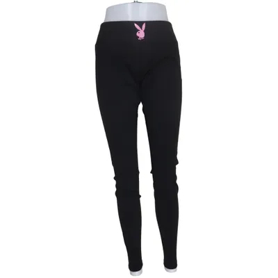 Sportleggings (Zwart) van Playboy x Missguided Elastaan, Polyamide