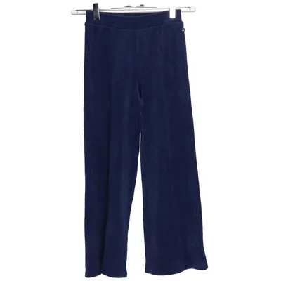 Pantalon patte d'éléphant (Bleu) de WE Fashion Élasthane, Polyester