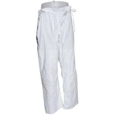 Pantalon d'arts martiaux (Blanc) de Fuji Coton, Polyester