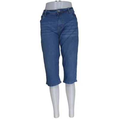 Trekvart bukser (Blå) fra Miss Fanny Bomuld, Elastan, Polyester, Viscose