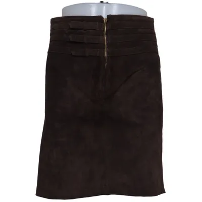 Läderkjol (Jewelry) från Isabell Kristensen Polyester, Mocka