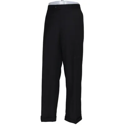 Kostuumbroek (Zwart) van Lardini Polyester, Wol
