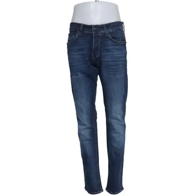 Spijkerbroek (Blauw) van Jack & Jones Jeans Intelligence Elastaan, Organisch katoen, Polyester