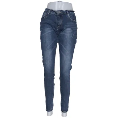 Spijkerbroek (Blauw) van V Milano Katoen, Polyester