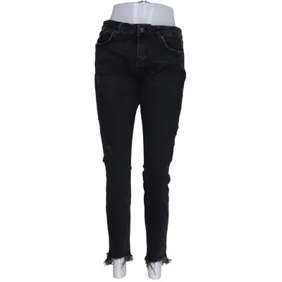Jeans (Black) from Zara Woman Premium Collection Cotton, Elastane