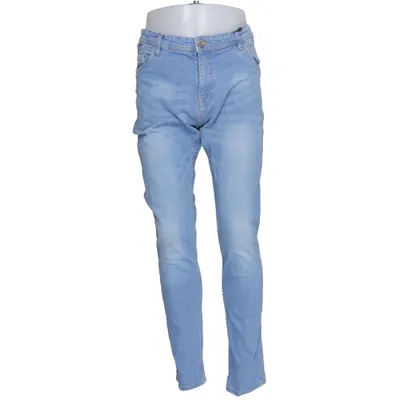 Spijkerbroek (Blauw) van Camargue Katoen, Elastaan