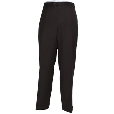 Pantalon de costume (Marron) Polyester, Laine