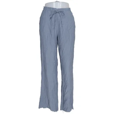 Pantalon patte d'éléphant (Bleu) de Zara Polyamide, Viscose