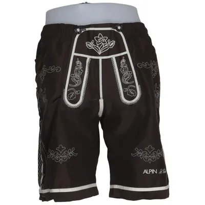 Lederhosen (Brun) fra Alpin de Luxe Polyester