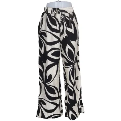 Palazzo pants (Black, Beige) from Menglu Cotton, Linen