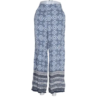 Palazzo broek (Blauw, Wit, Meerkleurig) van KappAhl Viscose