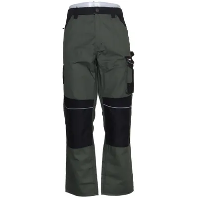 Work pants (Green, Black) from Parkside Cotton, Recycled polyester