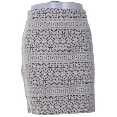 Kjol (Vit, Svart, Flerfärgad) från Cubus Bomull, Elastan, Metallfiber, Polyester