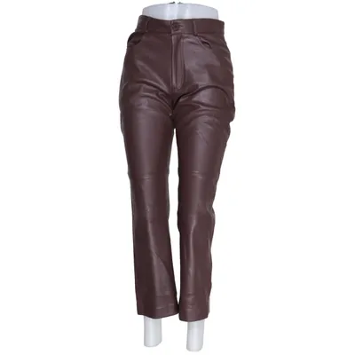 Pantalon (Marron) de Visual Clothing Project Polyuréthane