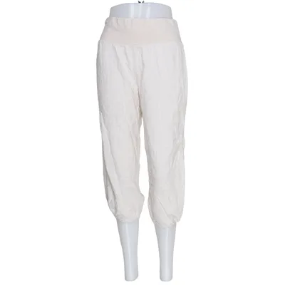 Driekwart broek (Beige) van KappAhl Katoen, Elastaan, Linnen, Viscose
