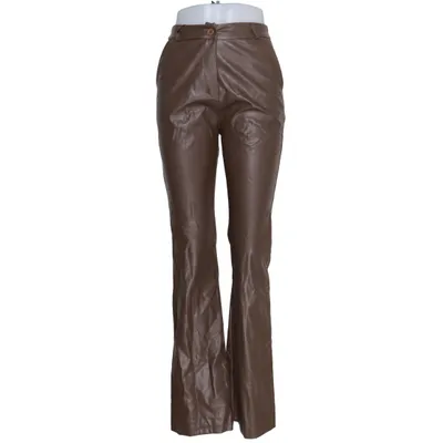 Pantalon (Marron) de LVCILIA Polyester, Polyuréthane