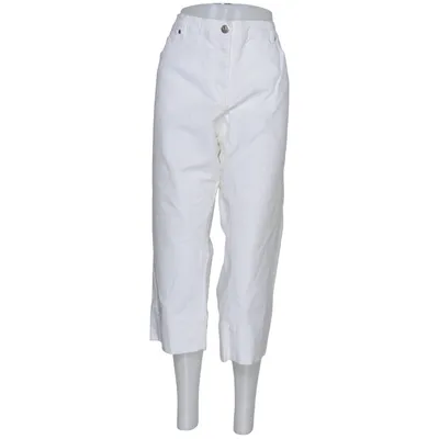 Trekvartsbyxor (Vit) från XLNT Woman Bomull, Elastan