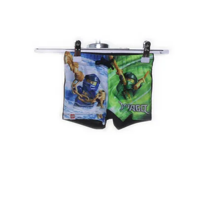 Zwembroek (Meerkleurig, Blauw, Groen) van H&M x Ninjago Elastaan, Polyester