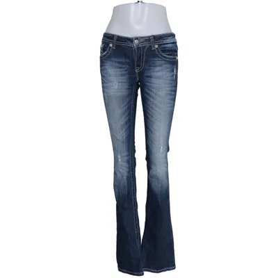 Jeans (Blå) fra Miss Me Bomuld, Elastan