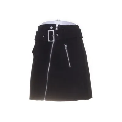 Lædernederdel (Blå) fra Freaky Nation Polyester, Læder