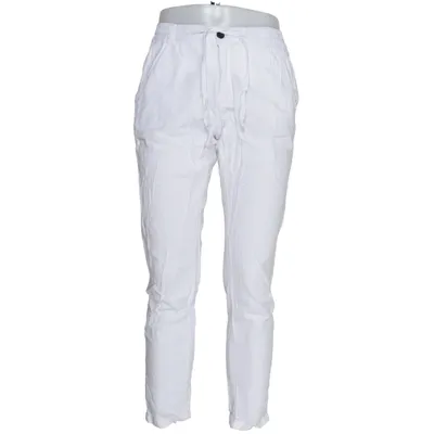 Byxor (Vit) från Lindbergh White Bomull, Elastan