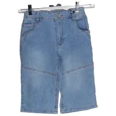 Pantacourt (Bleu) de Yigga Coton, Élasthane, Polyester