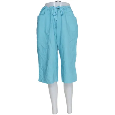 Short (Bleu) de Sheego Coton, Lin