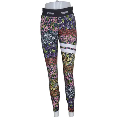 Sports tights (Black, Multicolored) from Stronger Elastane, Polyester