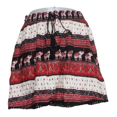 Rok (Wit, Meerkleurig) van H&M Coachella Viscose