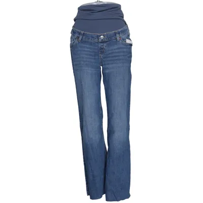 Maternity pants (Blue) from H&M Mama Cotton, Elastane