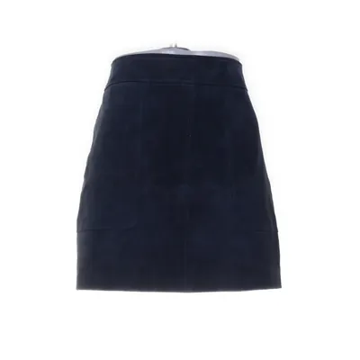 Läderkjol (Blå) från H&M Premium Quality Mocka