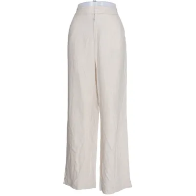 Palazzo broek (Beige) van Zara Linnen, Viscose