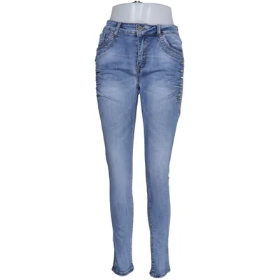 Jeans (Blue) from Chica London Cotton, Elastane, Polyester, Viscose
