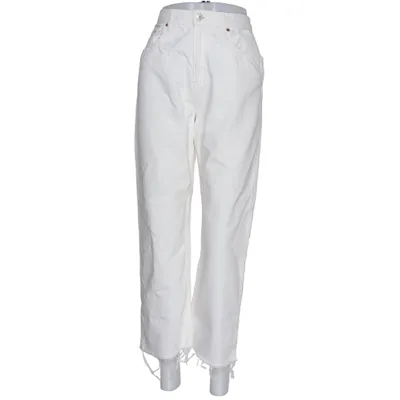 Jeans (White) from Zara Cotton