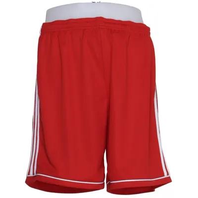 Short de basketball (Rouge, Blanc) de Adidas Polyester
