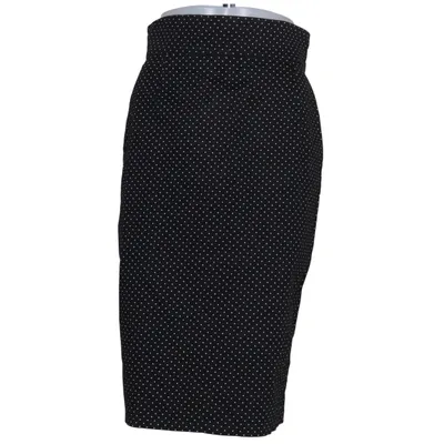 Nederdel (Sort, Hvid) fra Pinup Couture Bomuld, Elastan