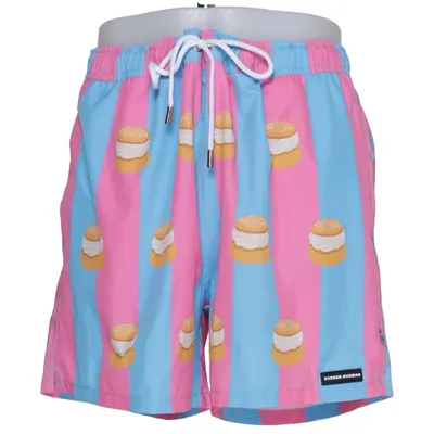 Badshorts (Blå, Rosa, Flerfärgad) från Svensk Husman Elastan, Polyester