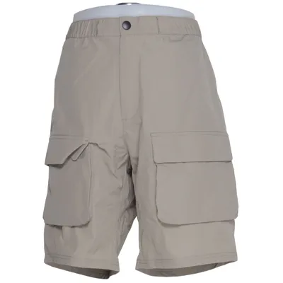 Cargo shorts (Beige) from Dressmann Elastane, Polyamide