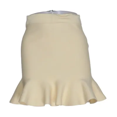 Skirt (Yellow) from By Clara Paris Polyester, Viscose