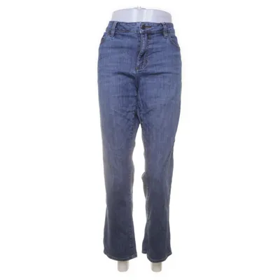 Spijkerbroek (Blauw) van Lands' End Katoen, Elastaan, Polyester, Leer