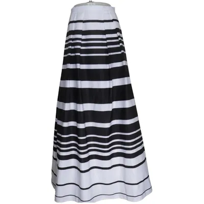 Maxi skirt (Black, White) from XSCAPE Polyester