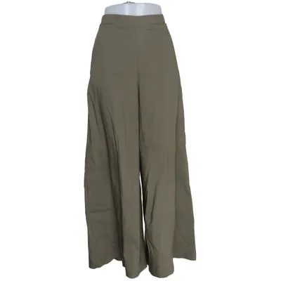 Palazzo pants (Green) from Lokita Cotton, Elastane, Polyamide