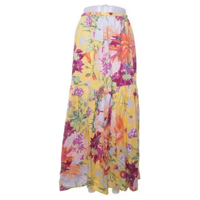 Långkjol (Flerfärgad, Gul) från H&M Lyocell, Bomull