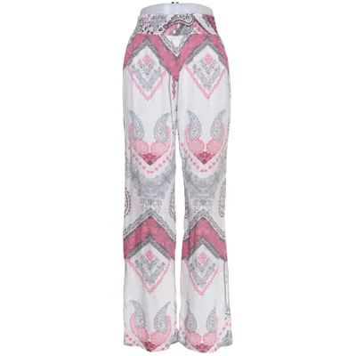 Palazzobukser (Hvid, Pink, Grå) fra Odd Molly Viscose