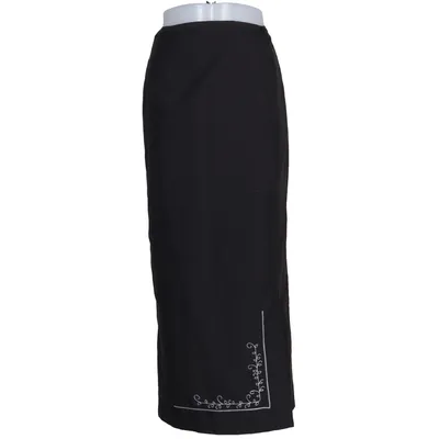 Wikkelrok (Zwart) van Casual Wear Polyester